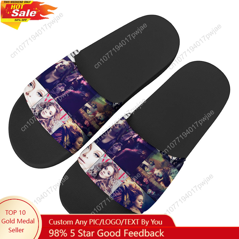 Home Outside Bathroom - Adele Singer Poster Pantofole Casa Outdoor