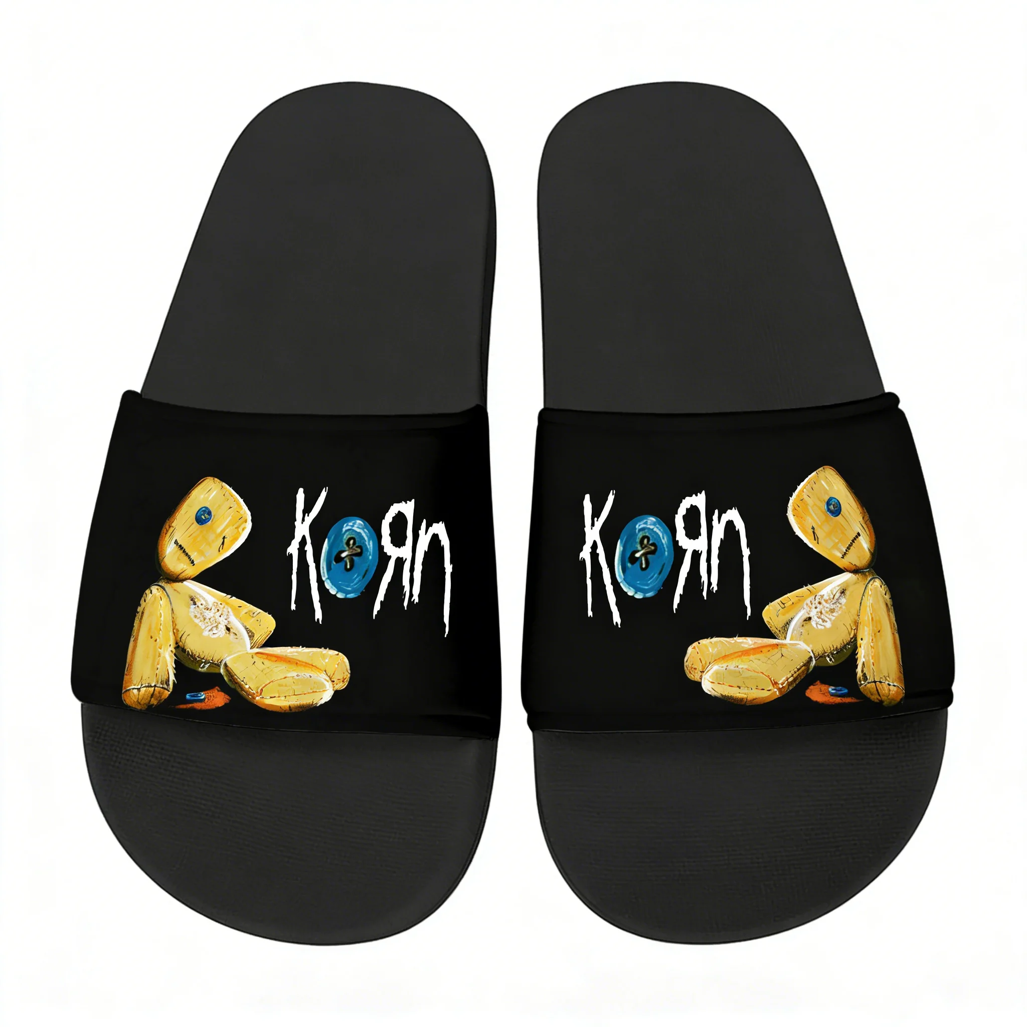 Home Outside Bathroom - Ciabatte Korn Rock Band, Scarpe da