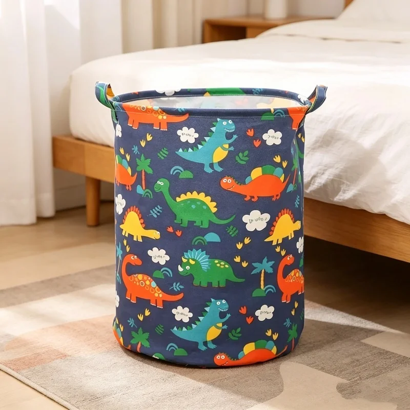 Home Bathroom Supplies - Cesto Portabiancheria Pieghevole in Cotone, Pratico