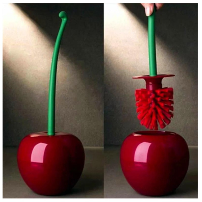Toilet Brush Holder - 1 grazioso set porta scopino per