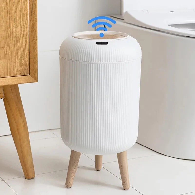 Home Bathroom Trash Can - Cestino Automatico con Sensore di Movimento