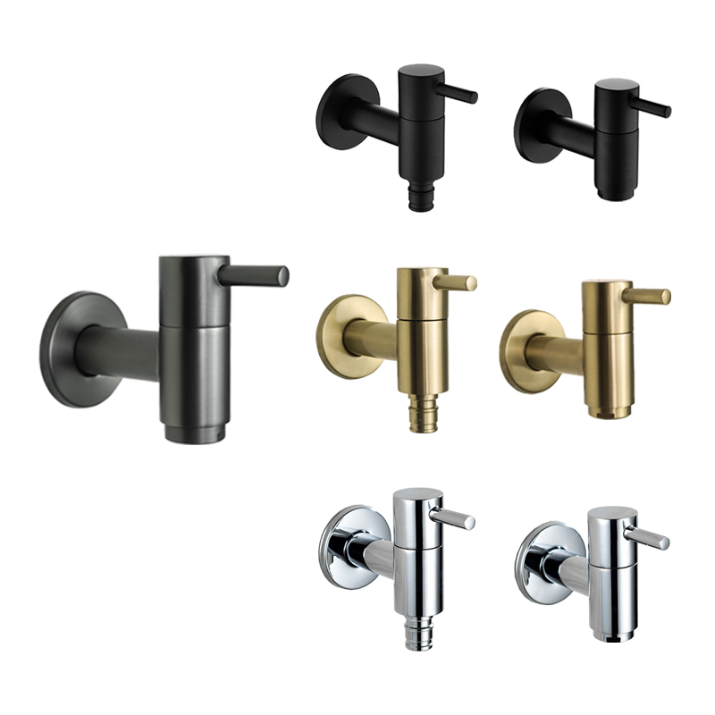 Home Bathroom Faucets - Rubinetto in ottone nero Rubinetto da