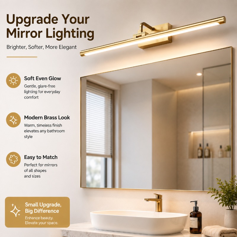 Home Bathroom Cabinets - Lampada da parete vintage a LED