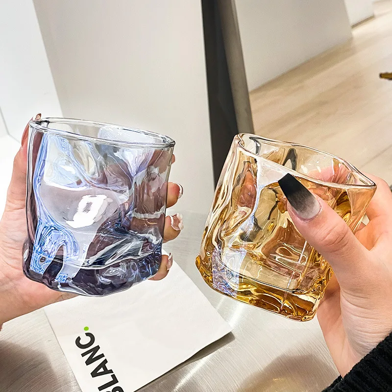 Yamazaki Home Bathroom Storage - Tazza in vetro intrecciato Tazza colorata