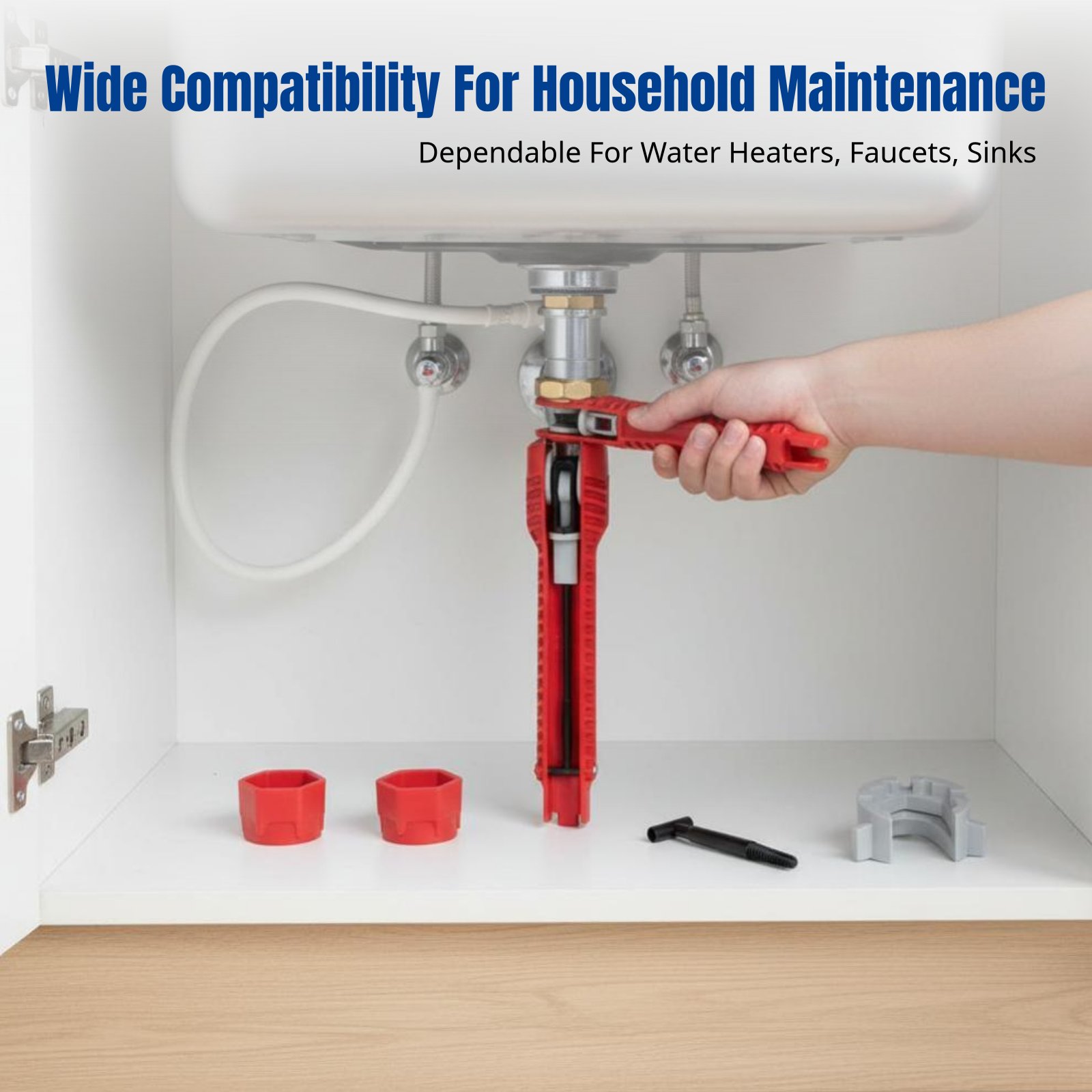 Home Bathroom Faucets - Chiave per lavabo, strumento multifunzionale in