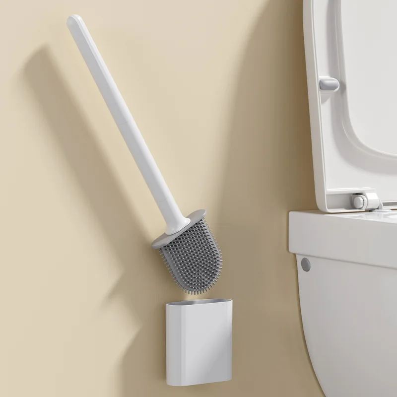Toilet Brush Holder - Spazzola per WC Impermeabile con Setole