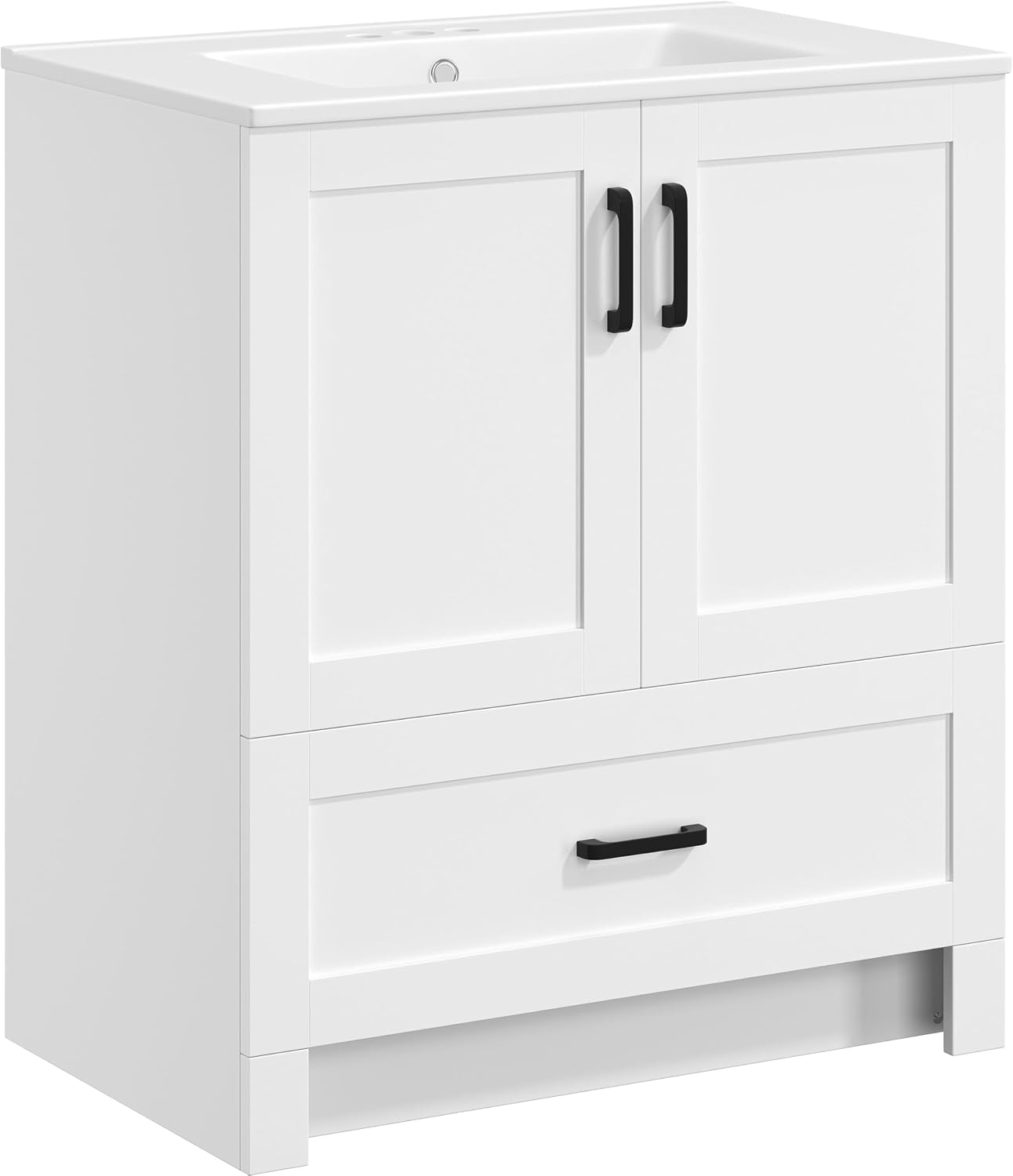 Home Bathroom Cabinets - Mobile bagno da 30 pollici con