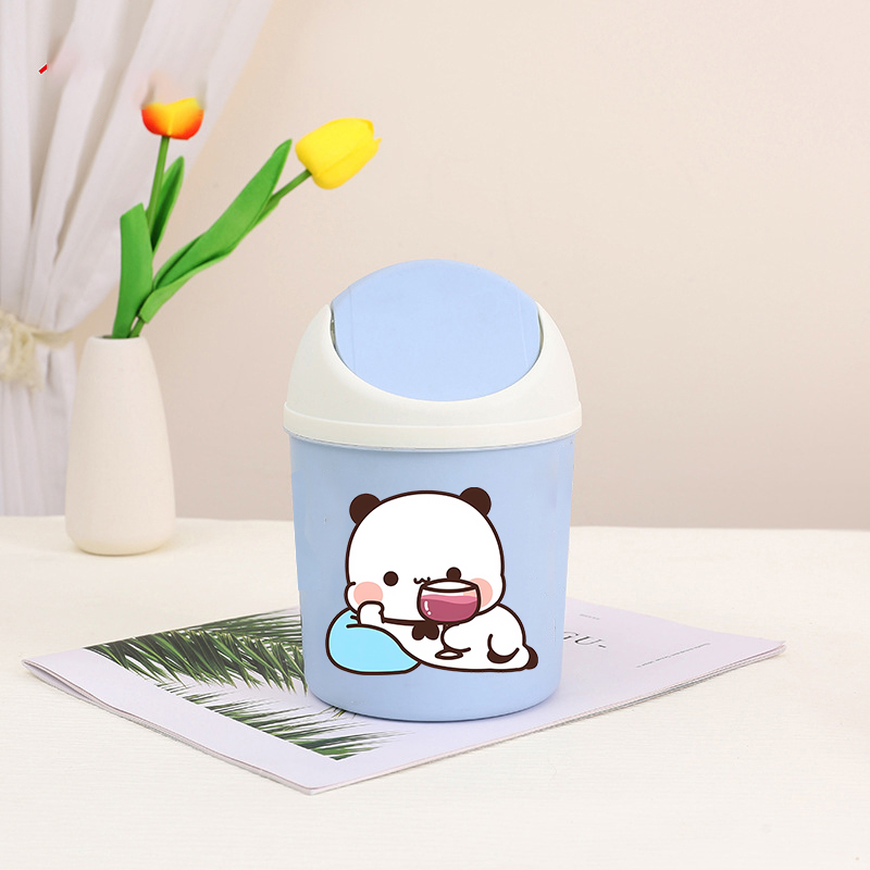 Home Bathroom Trash Can - Bubu Dudu Mini Cestino da Scrivania