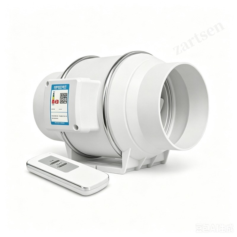 Home Bathroom Extractor Fan - Ventilatore di Scarico Silenzioso per Casa,