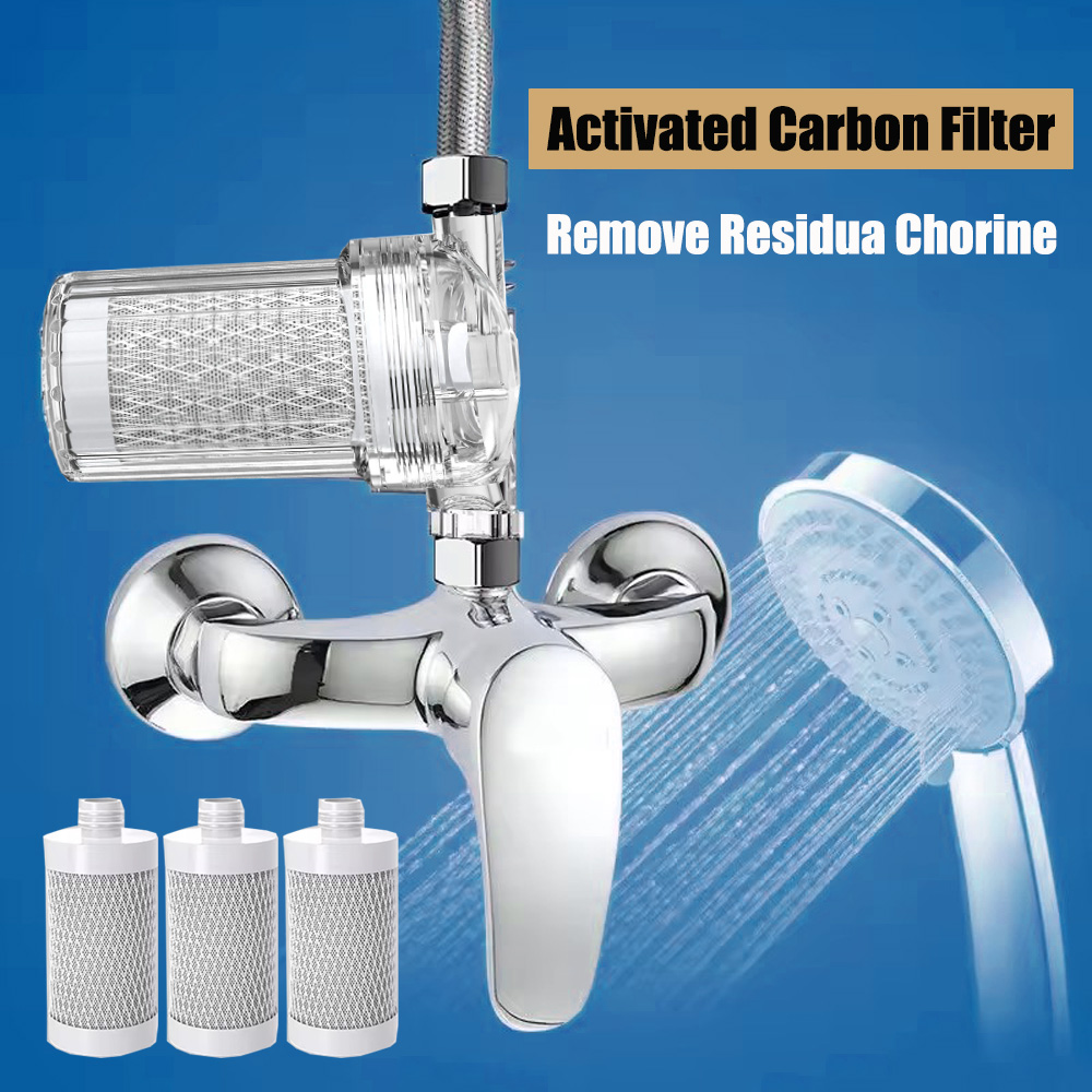 Home Bathroom Water Filter - Filtro Doccia Universale con Carbone Attivo