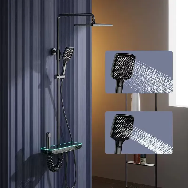 Home And Bathroom - Set Doccia Termostatico Digitale Intelligente in
