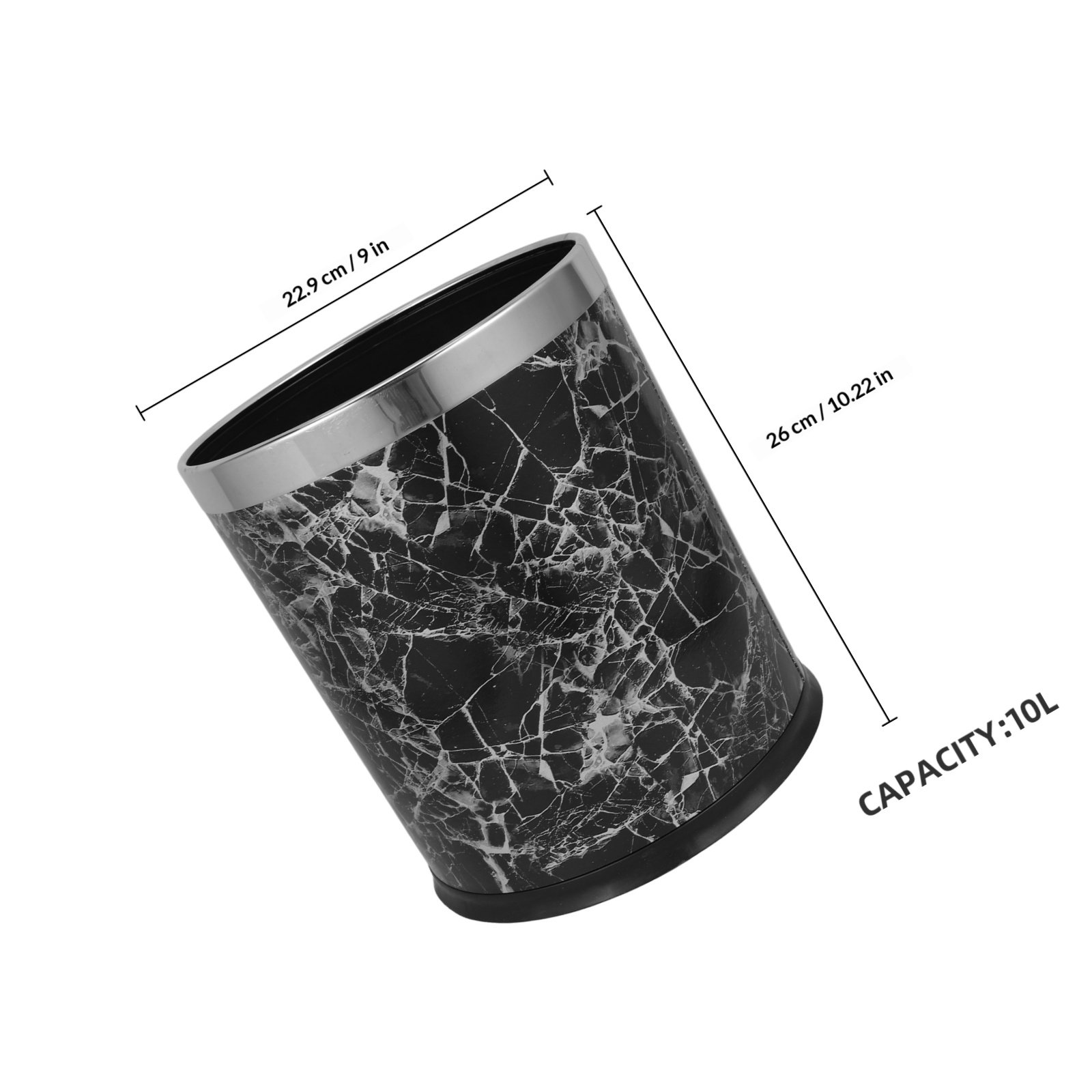 Cestino per Rifiuti in Acciaio - Home Bathroom Trash Can recensione e prezzo
