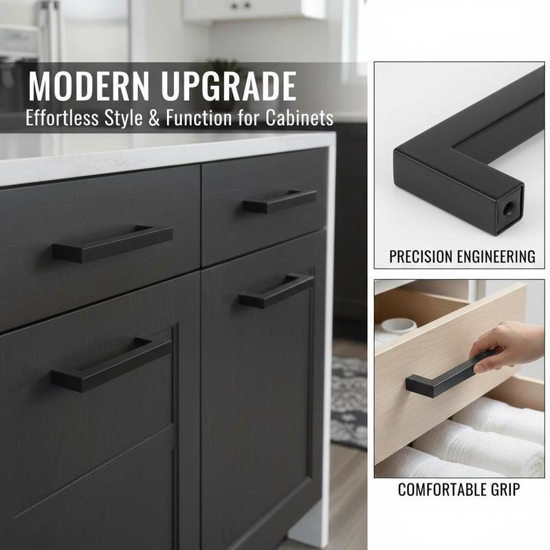 Maniglie Quadrate Sottili per  - Home Hardware Bathroom Cabinets recensione e prezzo