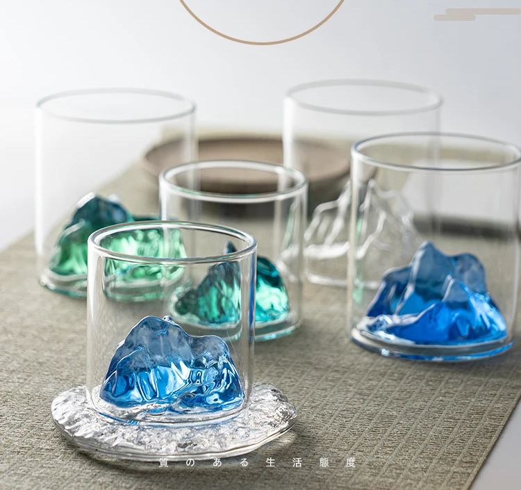 Corlor Mountain Glass Tazza da - Yamazaki Home Bathroom Storage recensione e prezzo