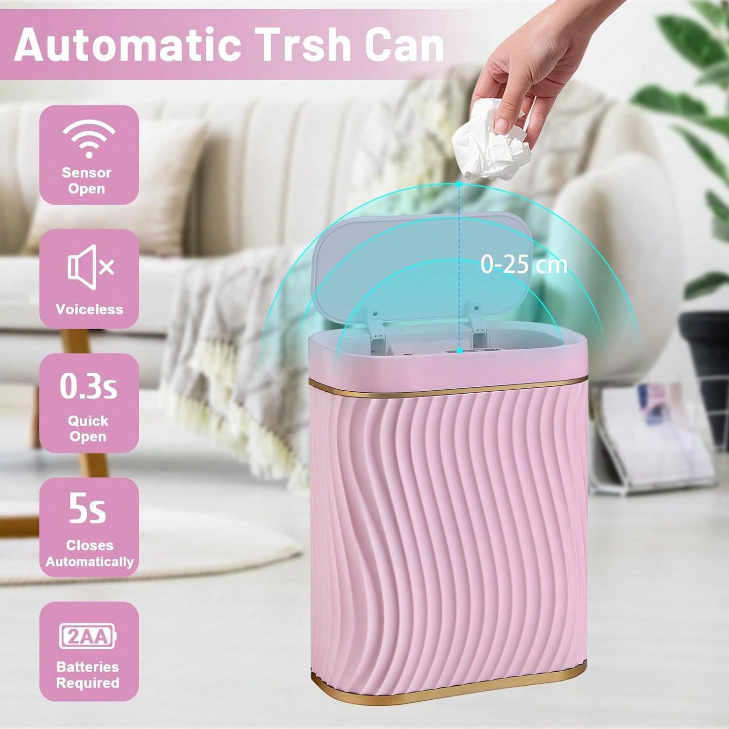 Cestino Intelligente con Senso - Home Bathroom Trash Can recensione e prezzo