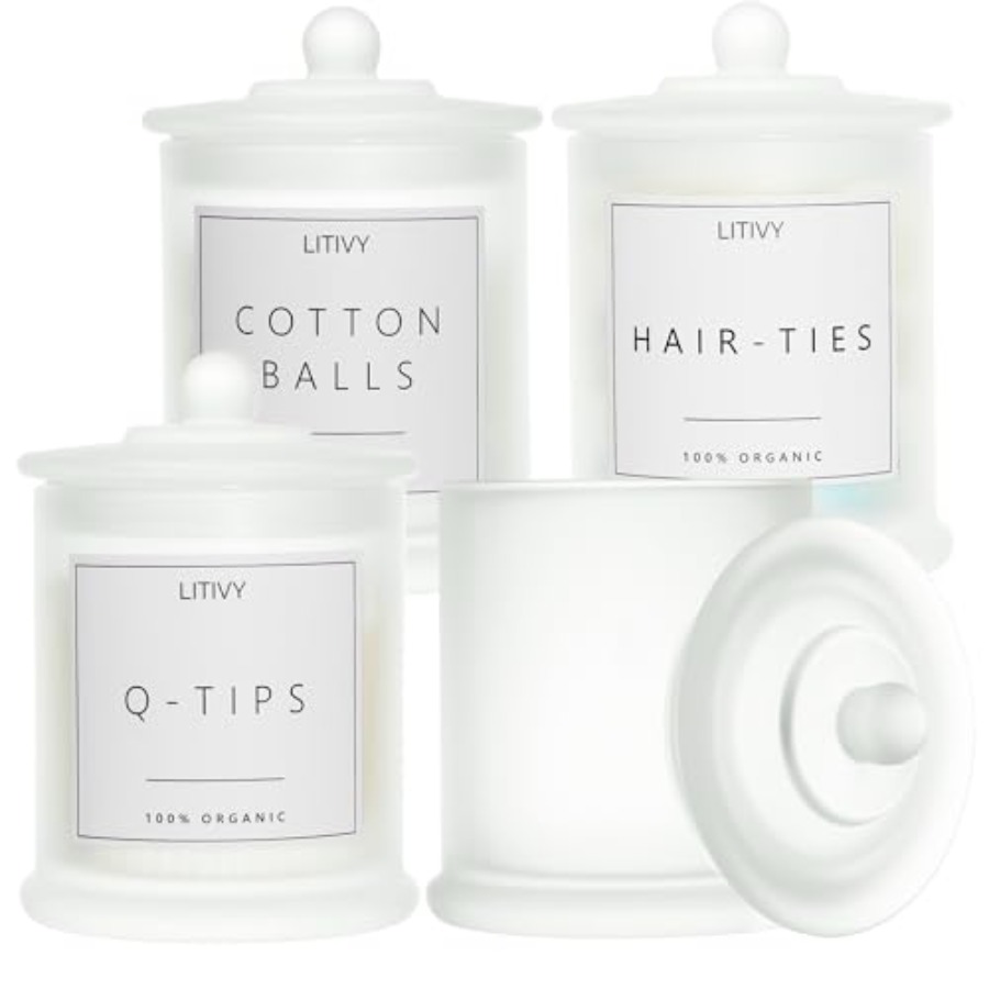 Set di 4 Organizzatori e Conte - Home Bathroom Glass recensione e prezzo