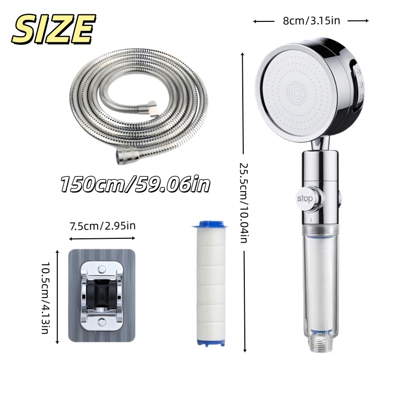 Doccetta Portatile con Finestr - Home Bathroom Water Filter recensione e prezzo
