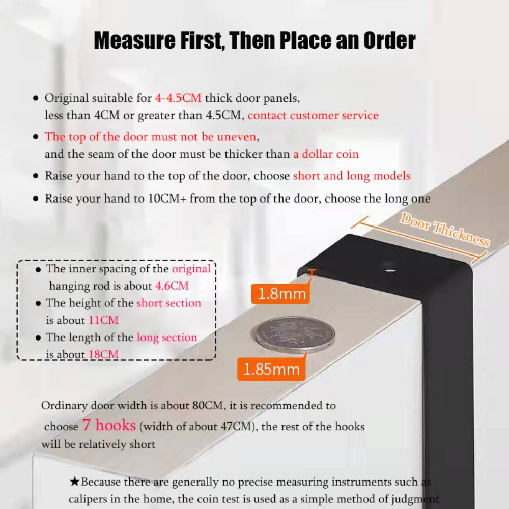 Ganci sopra la porta 6 ganci v - Tiny Home Bathroom Kitchen recensione e prezzo