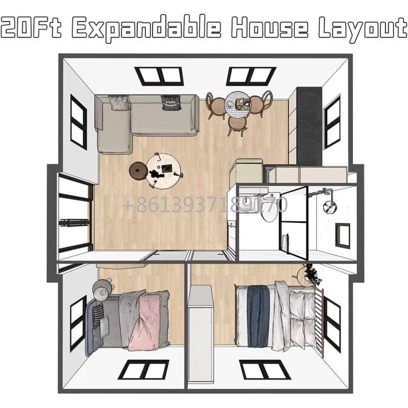 Casa Minuscola da 20 Piedi con - Tiny Home Bathroom Kitchen recensione e prezzo