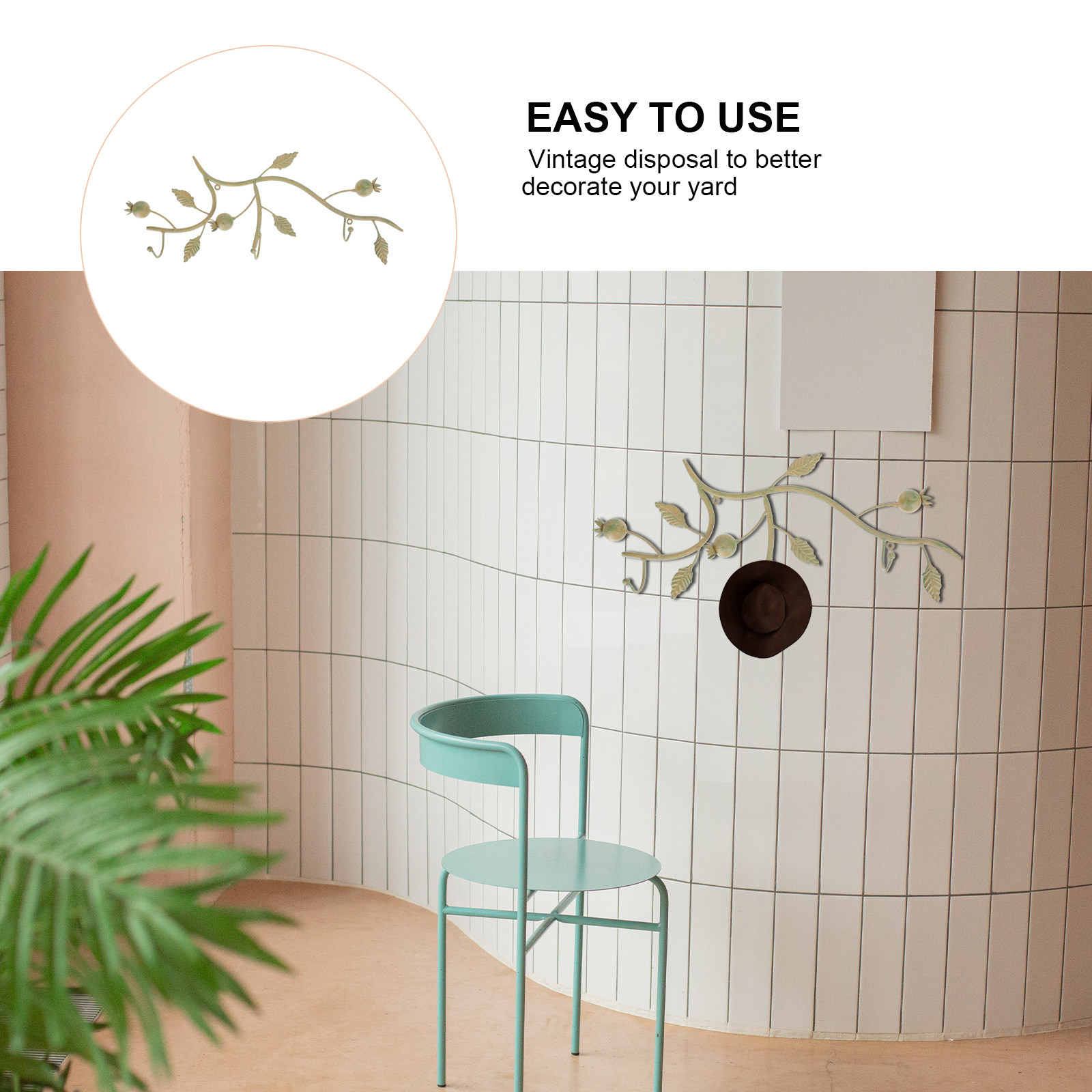 1 Pezzo Gancio in Ferro Battut - Home Bathroom Wall Decor recensione e prezzo
