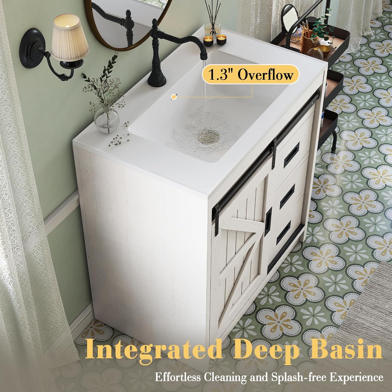 Mobile bagno grande in stile r - Home Bathroom Cabinets recensione e prezzo