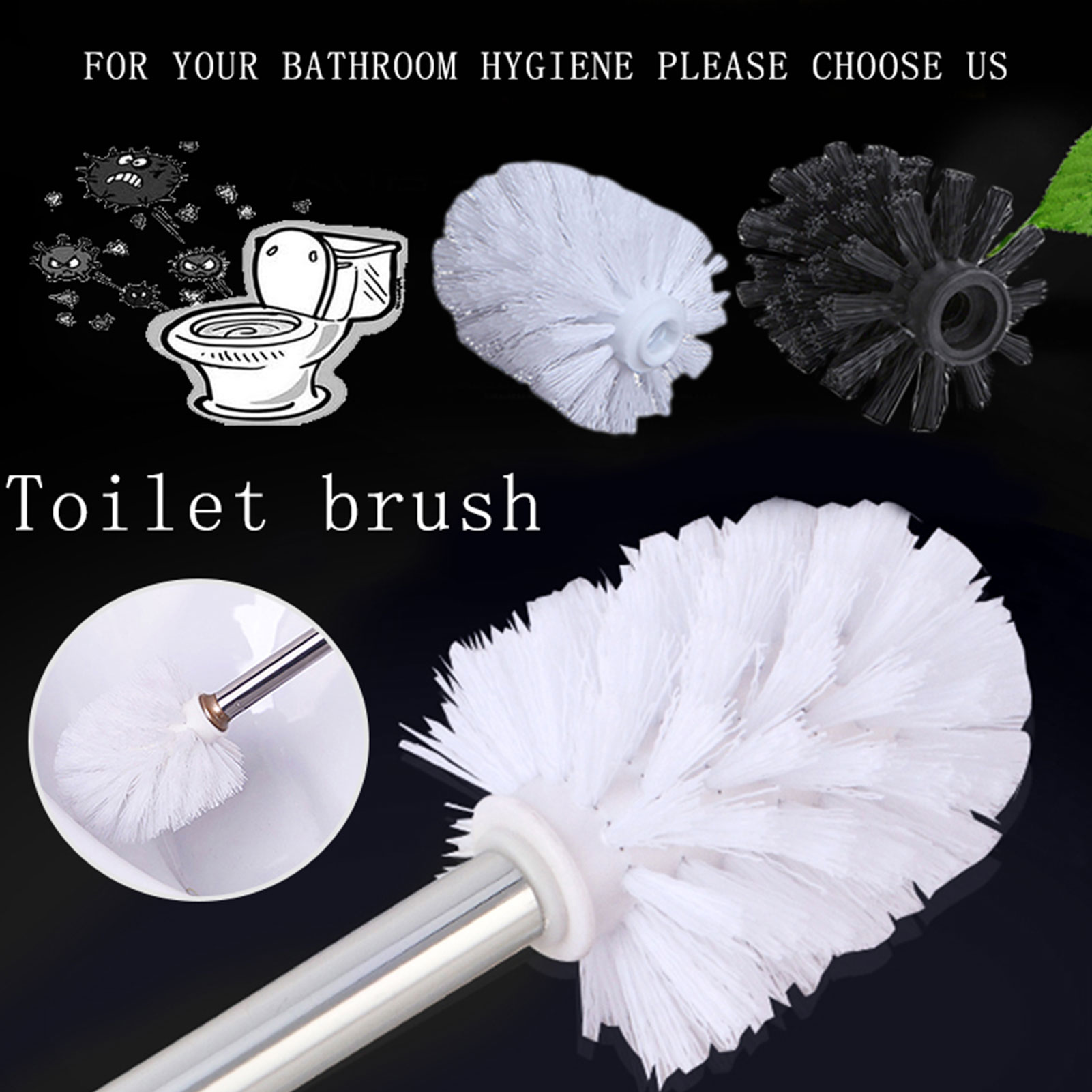 Supporto per testina per scopi - Toilet Brush Holder recensione e prezzo