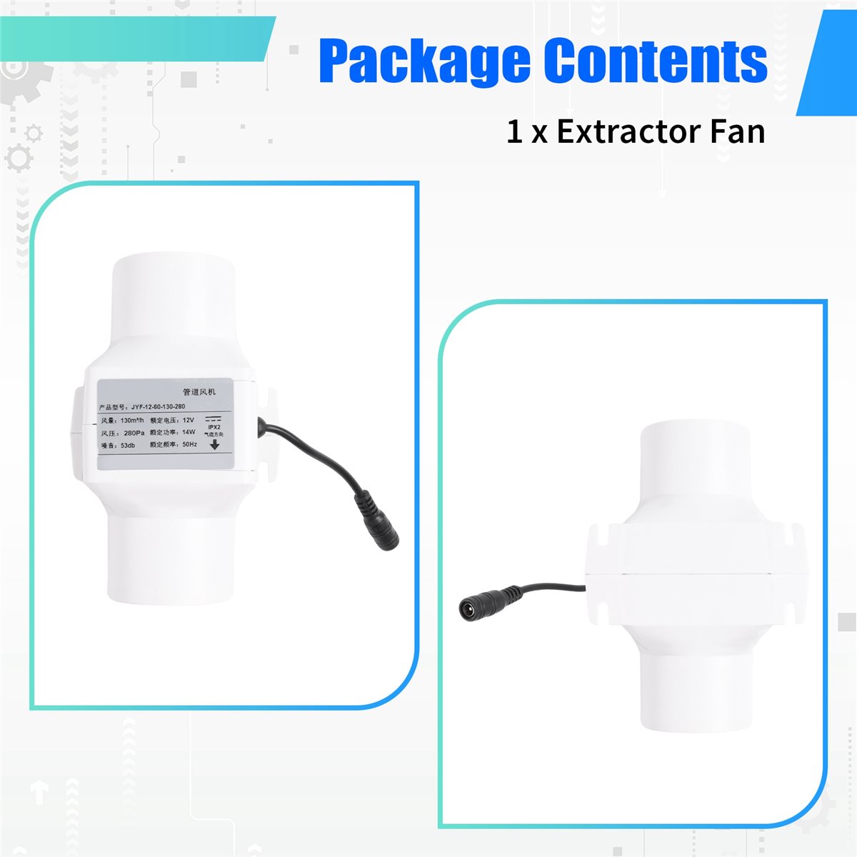 Ventilatore Estrattore DT81 60 - Home Bathroom Extractor Fan recensione e prezzo
