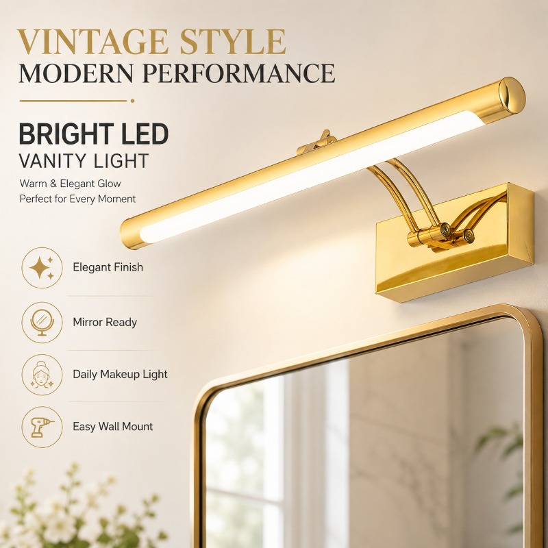 Lampada da parete vintage a LE - Home Bathroom Cabinets recensione e prezzo
