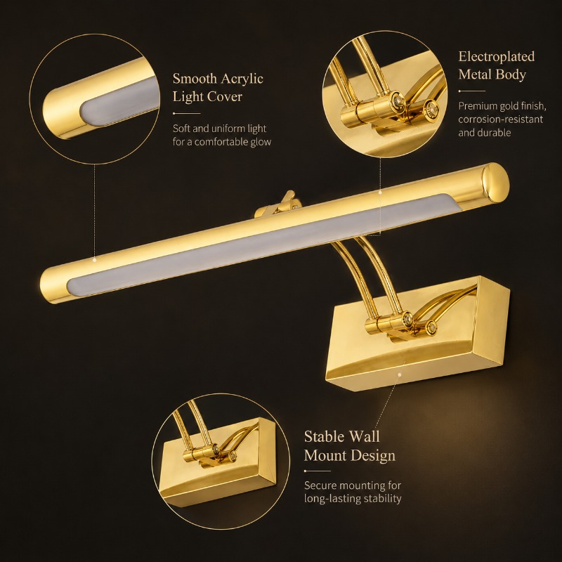 Lampada da parete vintage a LE - Home Bathroom Cabinets recensione e prezzo