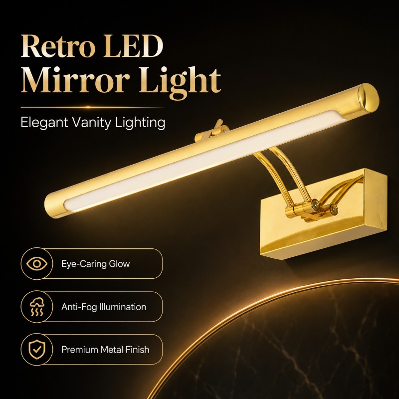 Lampada da parete vintage a LE - Home Bathroom Cabinets recensione e prezzo