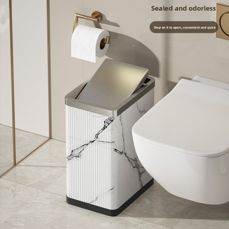 Elegante Cestino per Rifiuti d - Home Bathroom Trash Can recensione e prezzo