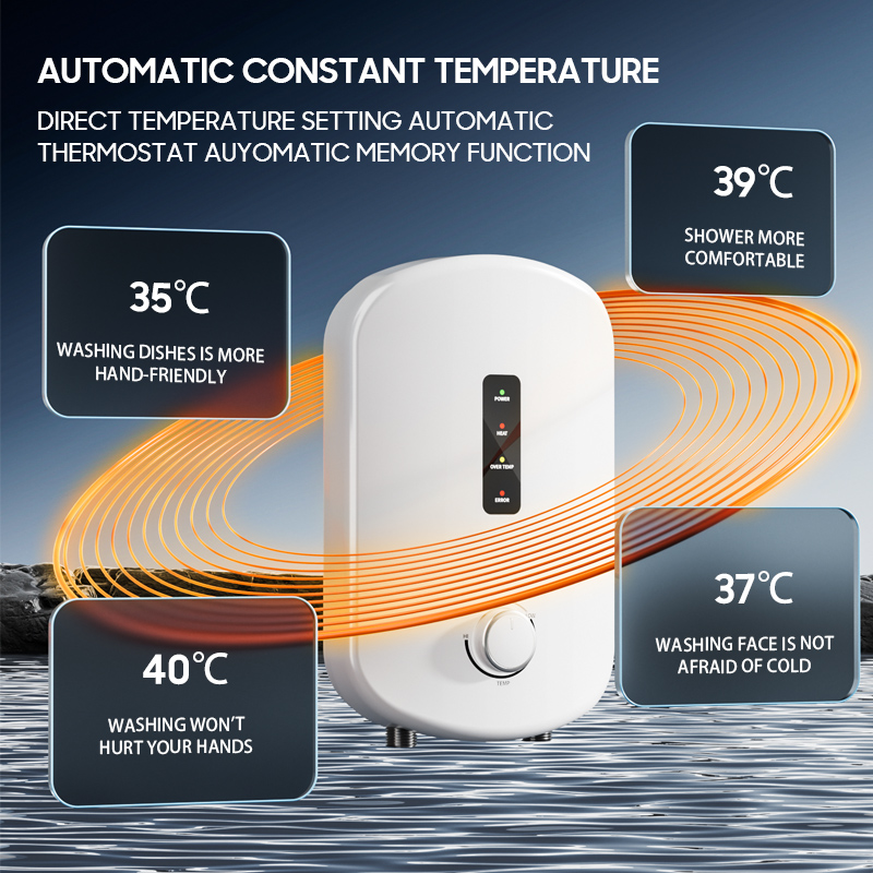 Scaldabagno elettrico istantan - Home Bathroom Geyser recensione e prezzo
