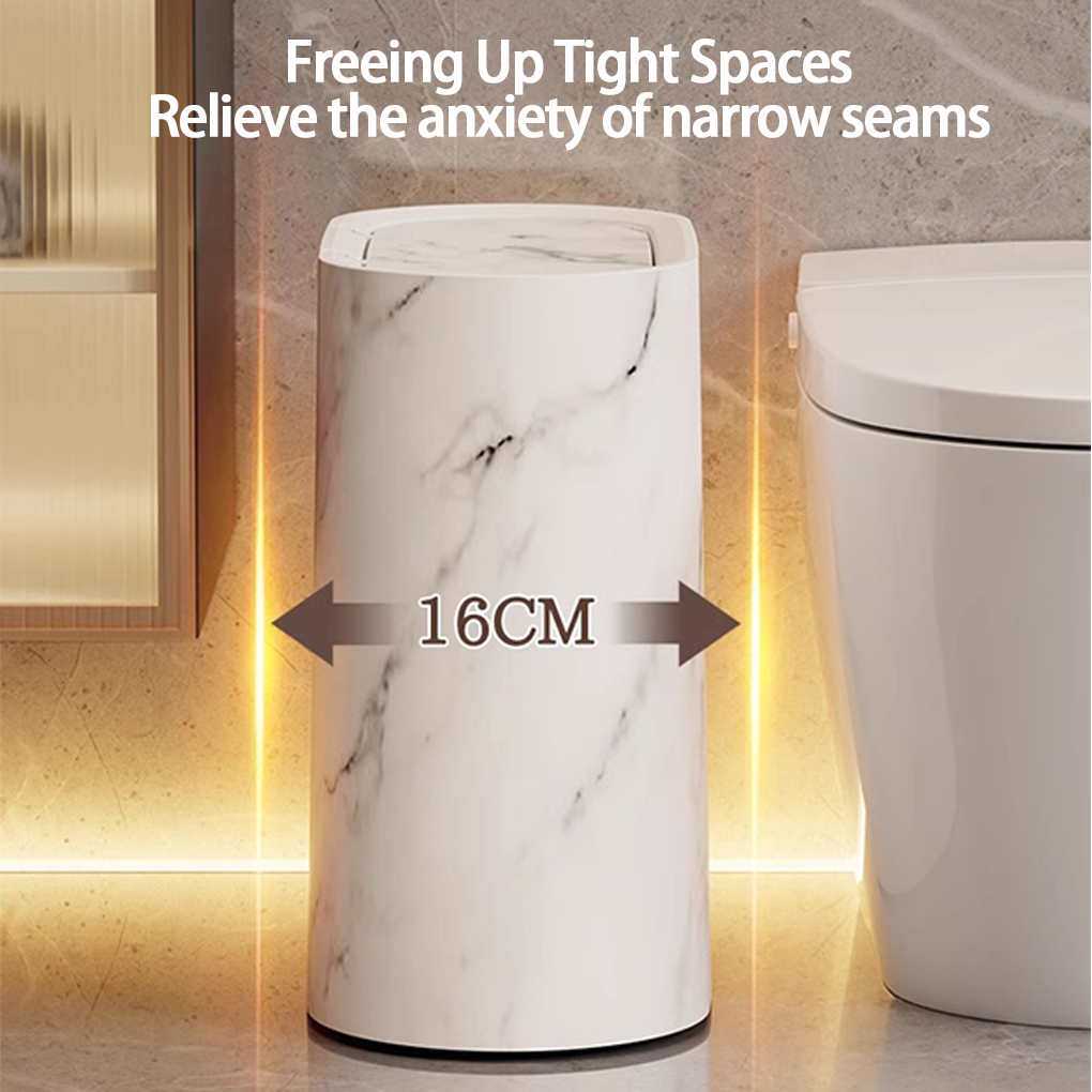 Cestino per rifiuti a pression - Home Bathroom Trash Can recensione e prezzo