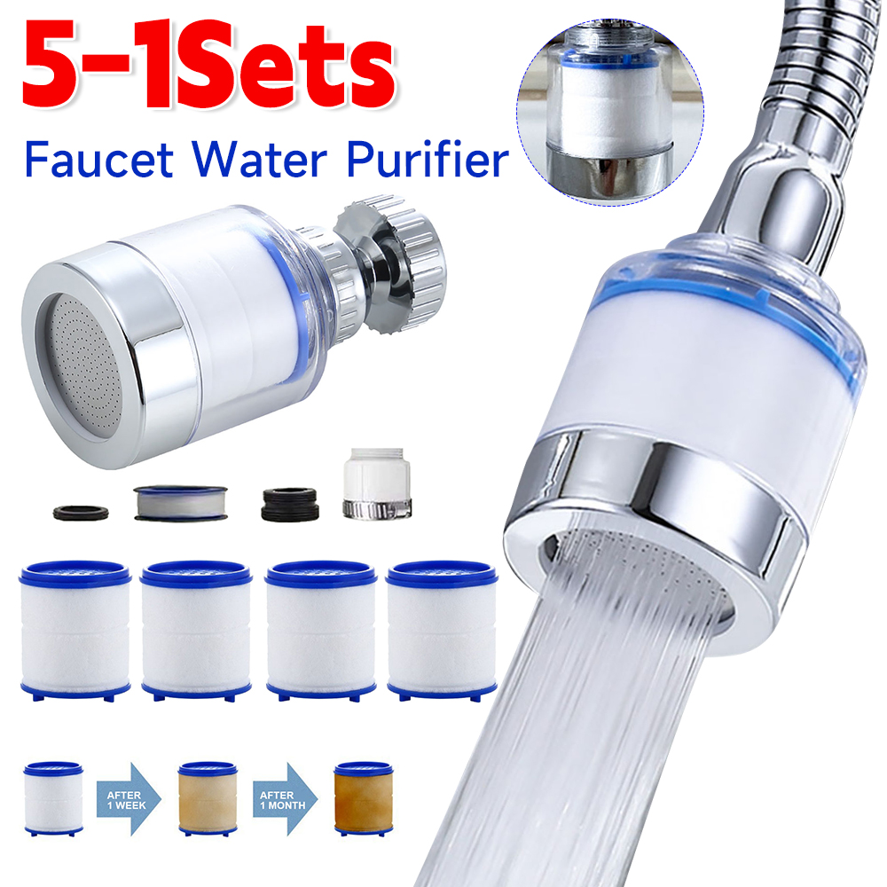 1-5Set Elemento Filtro Acqua D - Home Bathroom Water Filter recensione e prezzo