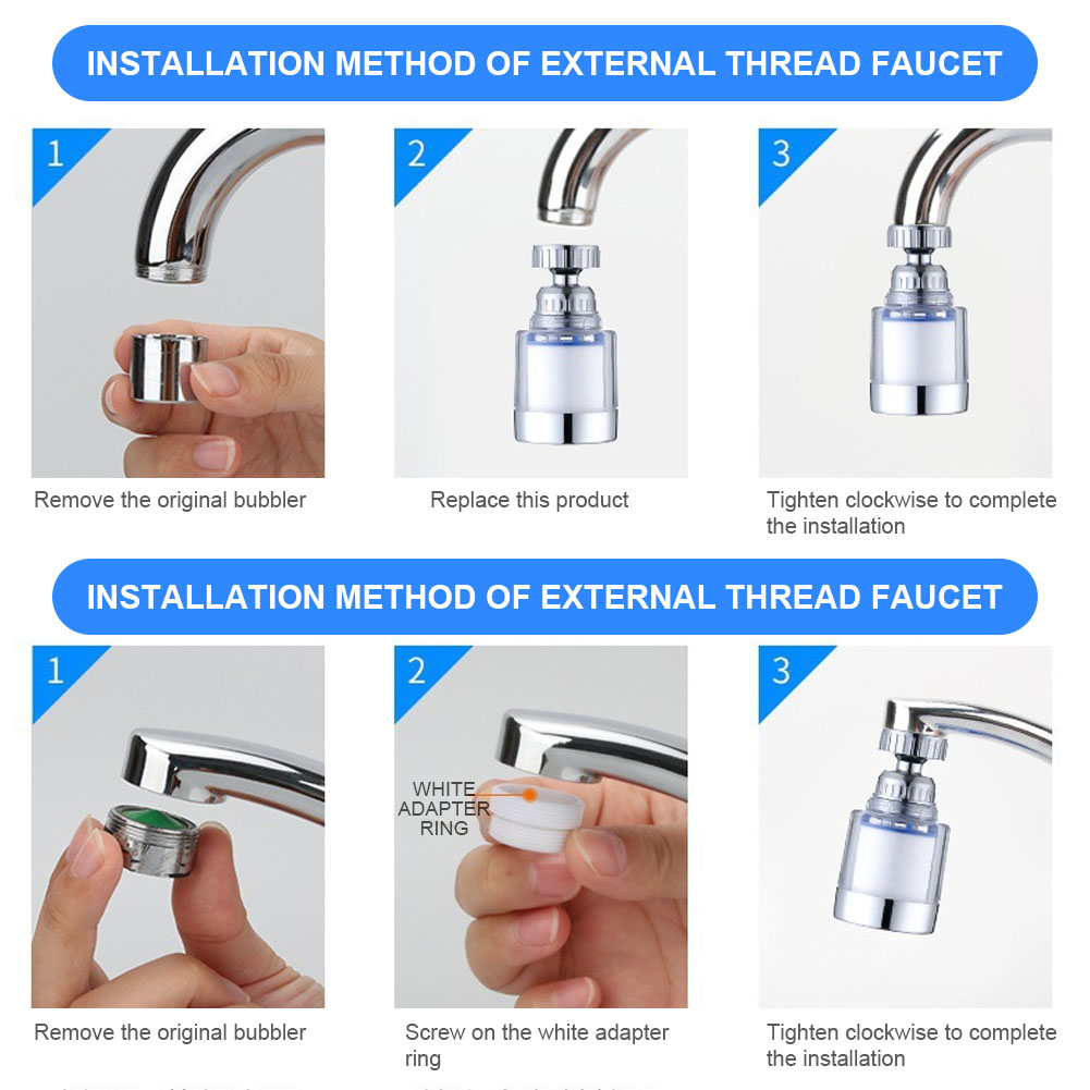1-5Set Elemento Filtro Acqua D - Home Bathroom Water Filter recensione e prezzo