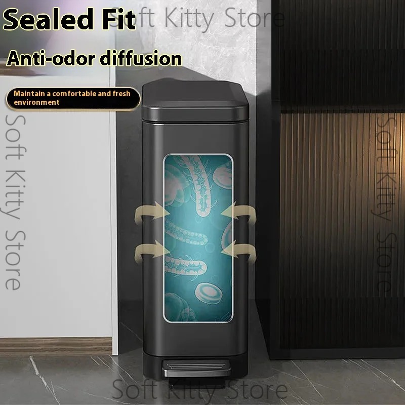 Cestino per Rifiuti con Pedale - Home Bathroom Trash Can recensione e prezzo