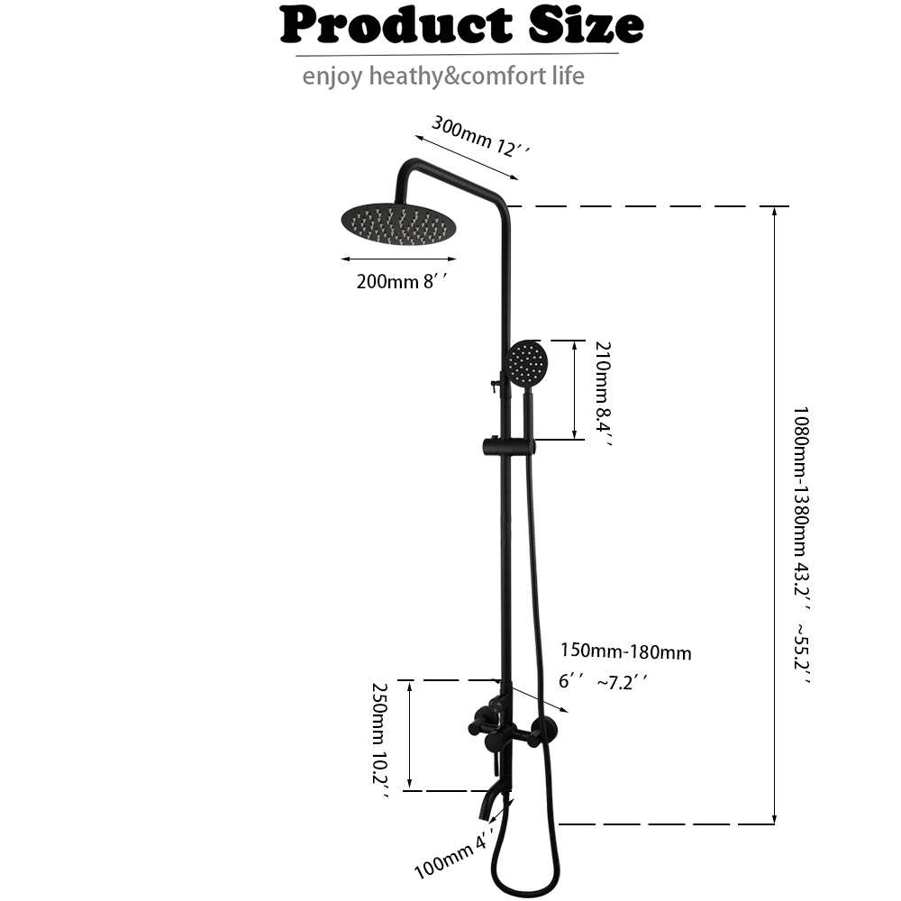 Set di rubinetti per doccia KE - Home Bathroom Faucets recensione e prezzo