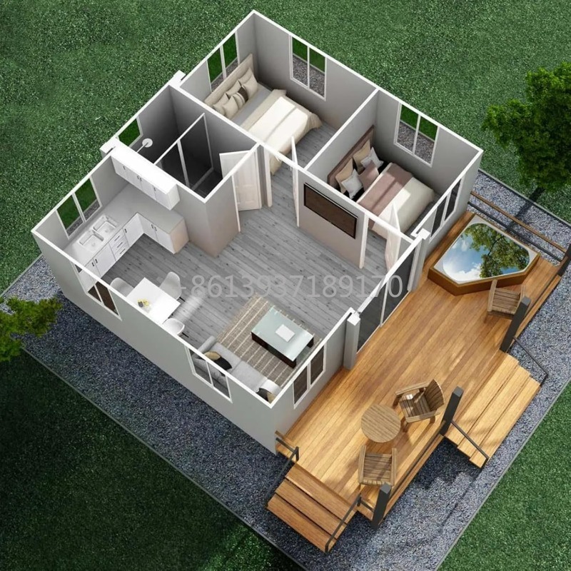 Casa Container Pieghevole ed E - Tiny Home Bathroom Kitchen recensione e prezzo