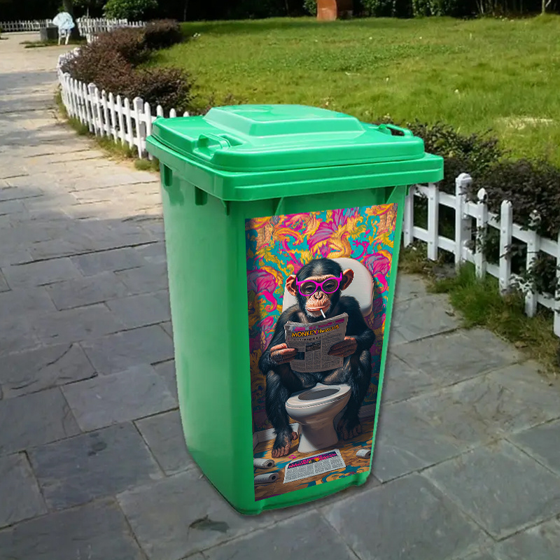 1 divertente adesivo per cesti - Home Bathroom Trash Can recensione e prezzo