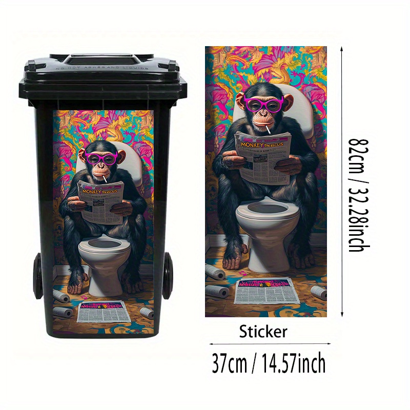 1 divertente adesivo per cesti - Home Bathroom Trash Can recensione e prezzo