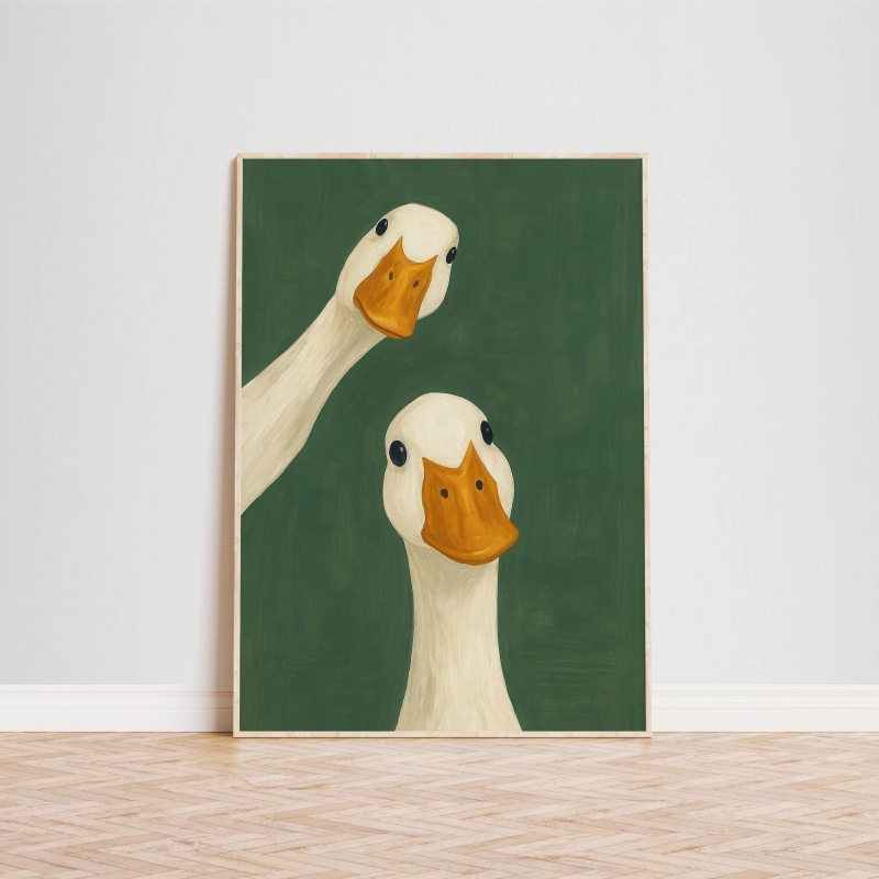 Poster con anatre e oche, dive - Home Bathroom Painting Ideas recensione e prezzo