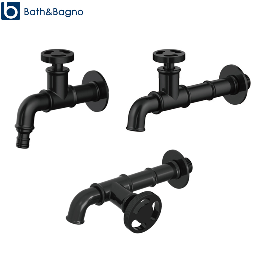 G1/2 'rubinetto nero ottone ba - Home Bathroom Faucets recensione e prezzo